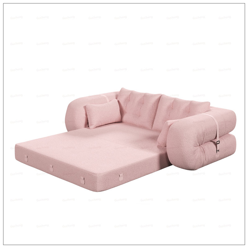 Canapé-lit convertible polyvalent pour se détendre et dormir, rehaussant le confort et le style de la maison