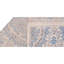 Tapis de couloir ivoire / bleu noué à la main de haute qualité Ziegler 3000