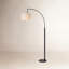Lampe sur pied arquée 75,5 po Finley-353125178
