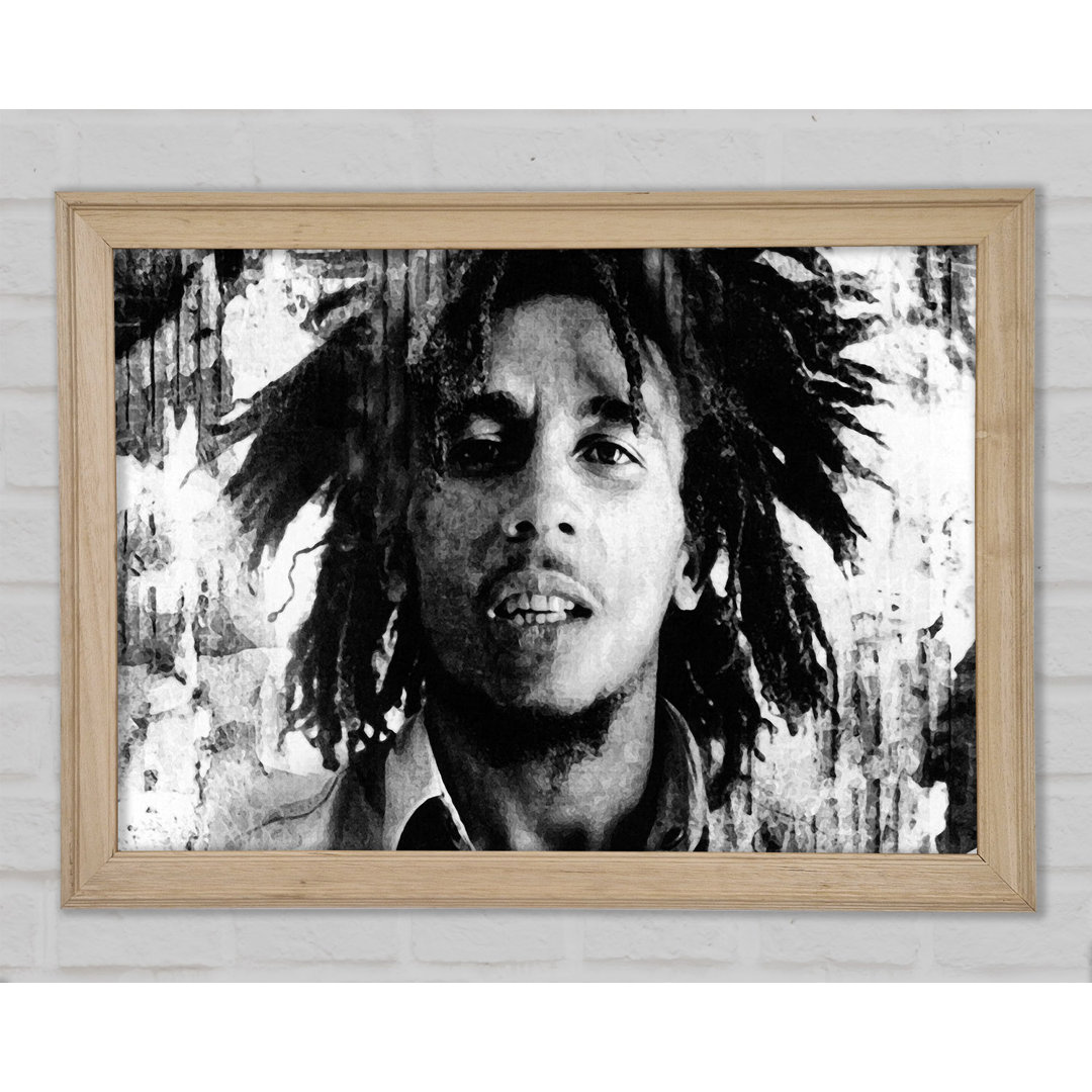 Bob Marley Redemption Song - Einzelne Bilderrahmen Kunstdrucke