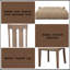 Ensemble de 2 chaises d'appoint Nathaniel