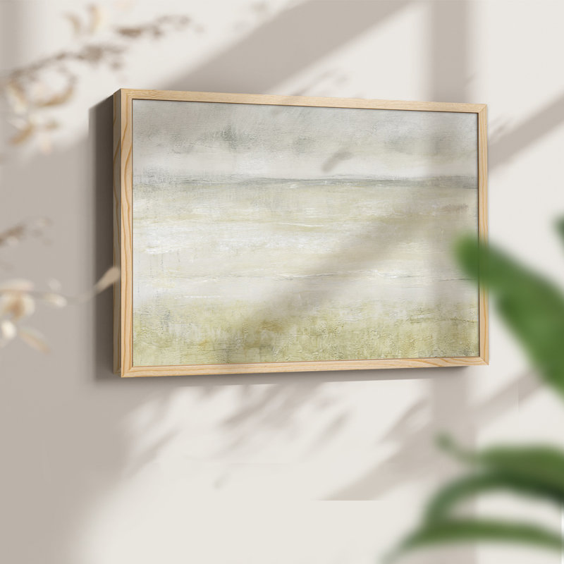 Motif embelli de grain II - reproduction encadrée, Naturel, H 16 po x l 20 po