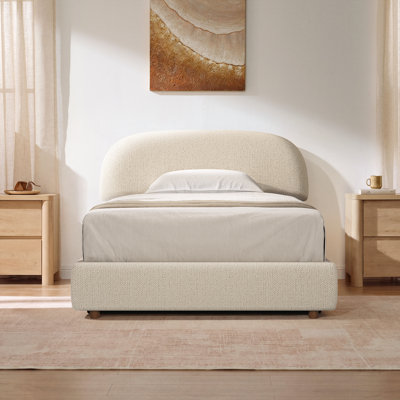 Full Upholstered Platform Bed With Adjustable Headboard, Chenille Fabric Hydraulic Lift Storage Bed with Dust Resistant Cover