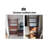 5 Tier Solid Wood Bookcase with Large Drawer