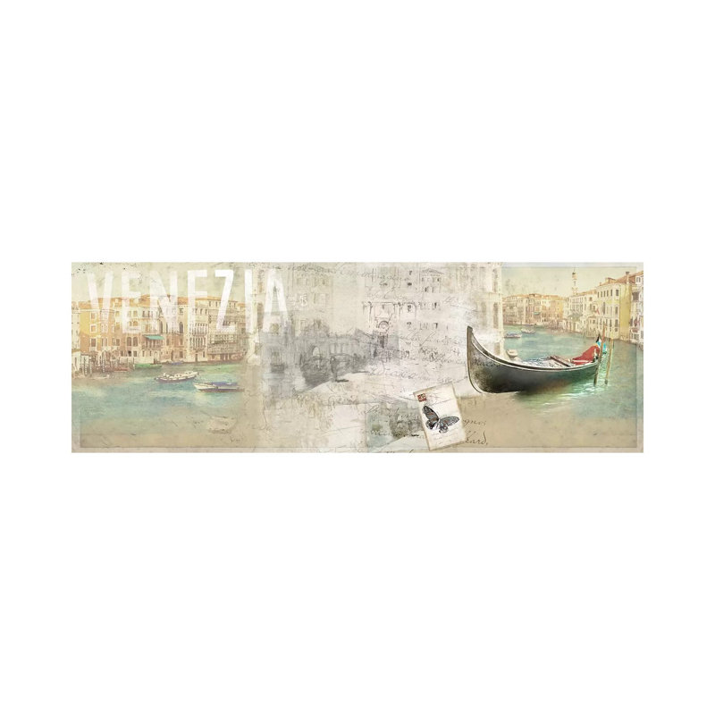 Venezia - Wrapped Canvas Panoramic Painting, 121.92 cm H x 40.64 cm W x 3.175 cm D