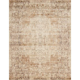 Tuscany Hand Knotted Wool Area Rug in Beige/Tan