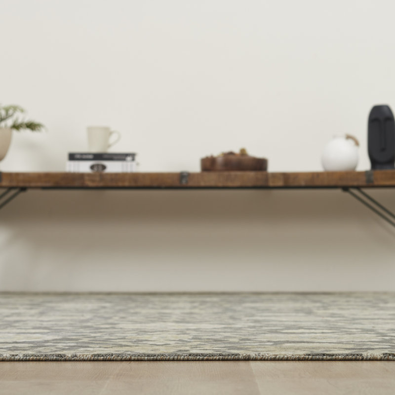 Wool Area Rug, Rectangle 7'6" x 9'6"