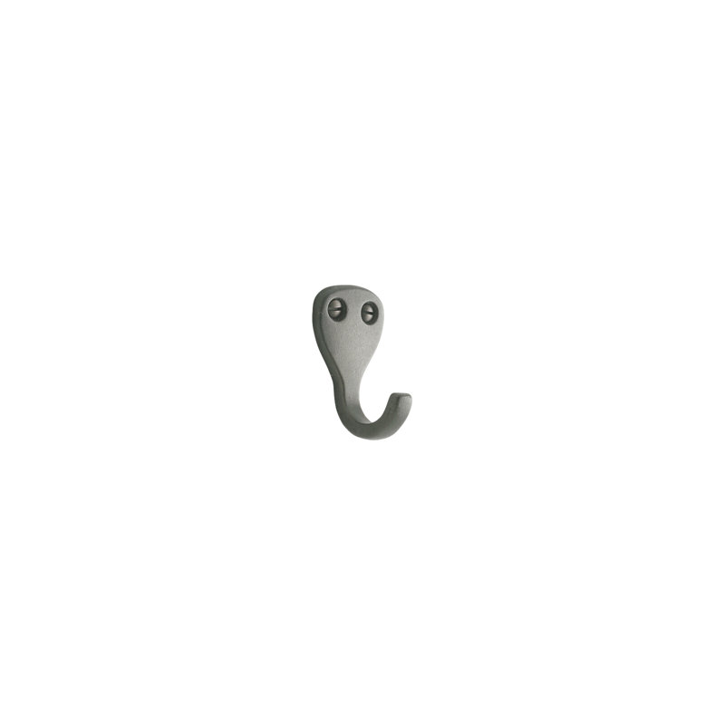 Wall Hook, White Bronze Dark