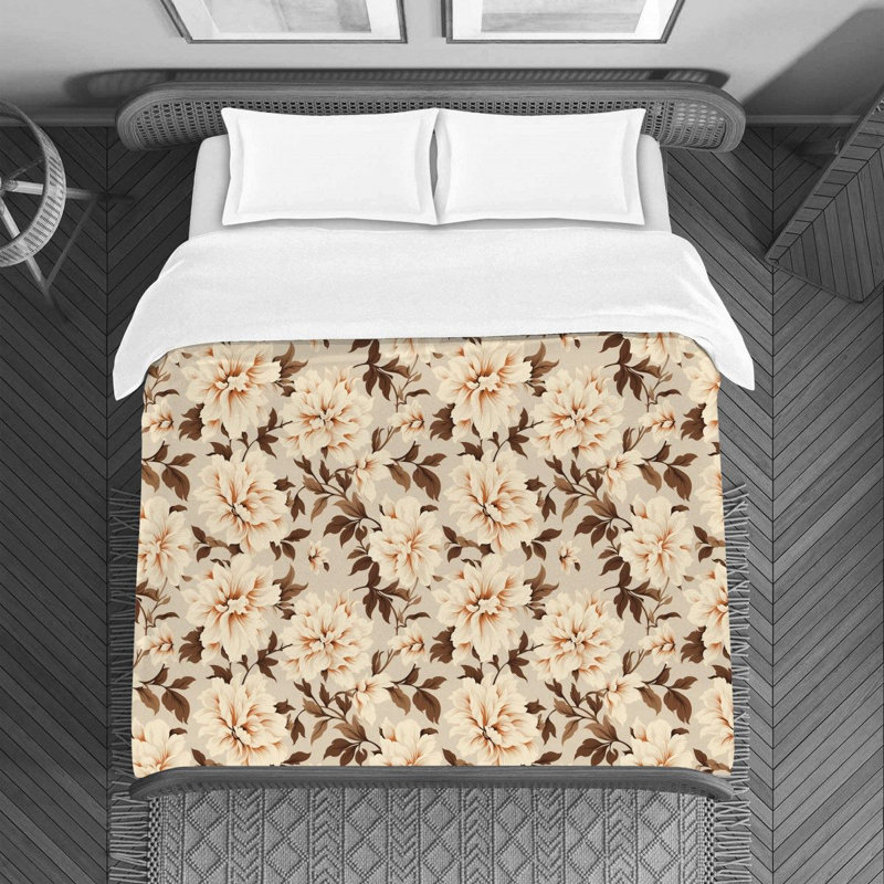 Floral Avionna Bedding, Twin Duvet Cover