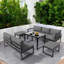 Wicker 4 - Person Garden Lounge Set with Cushions
