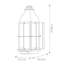 Welles Sienna Outdoor Wall Lantern