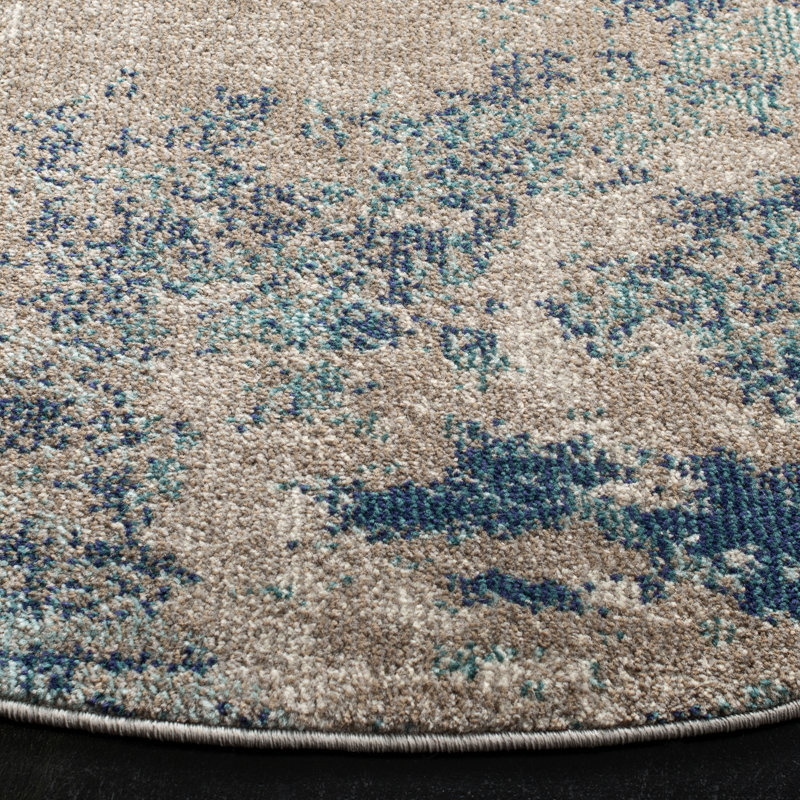 Masardis Abstract Area Rug, Round 91 cm