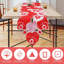 Chemin de table brodé pour la Saint-Valentin Love Heart