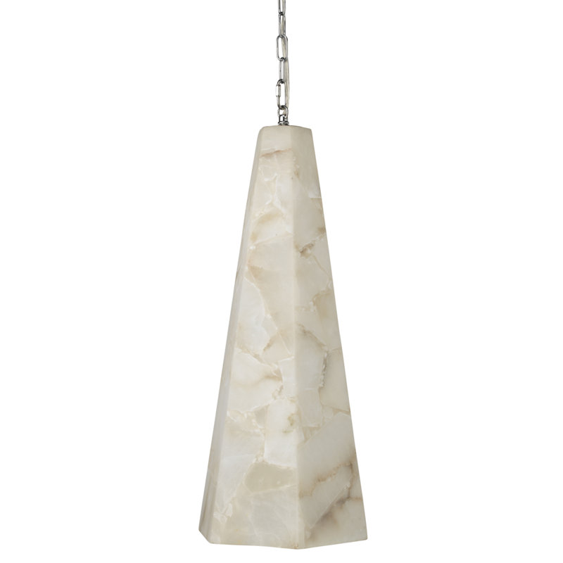 Carleah 1 - Light Silver Cone Pendant