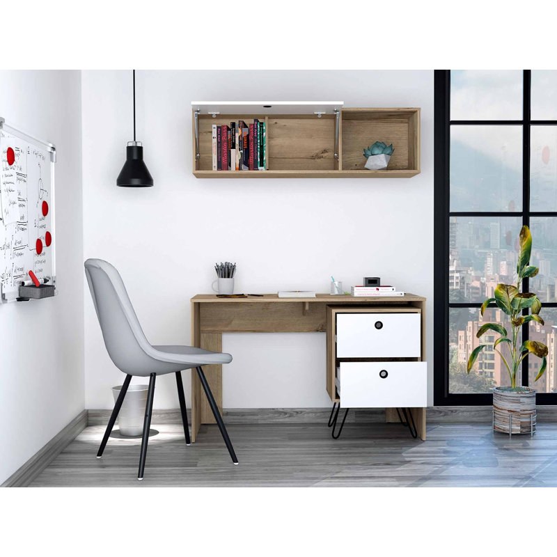 Bureau avec rehausse Draevyn