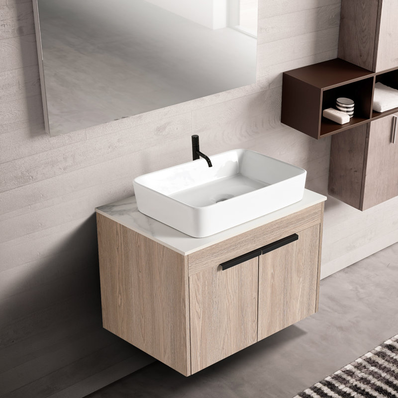 Ensemble de meuble-lavabo simple mural 24 po Diako