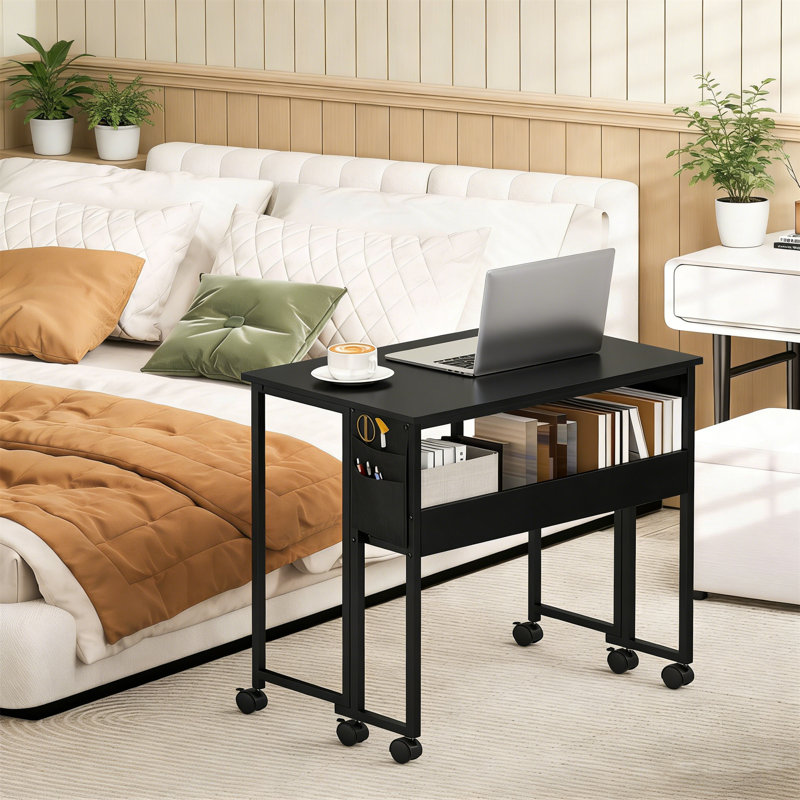 Metal Base Computer Desk, Black