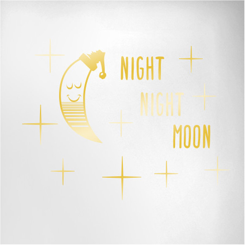 Wall Decal, Shiny Gold