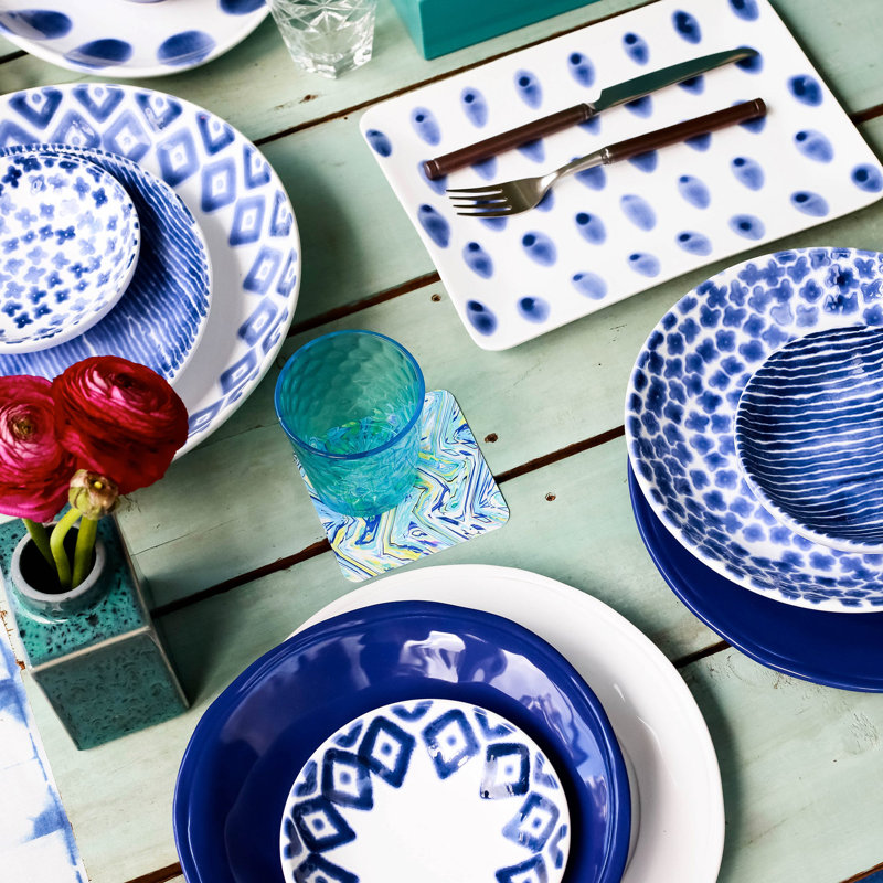 Santorini Handmade Ceramic Pasta Bowl