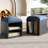 Velvet Shoe Stool