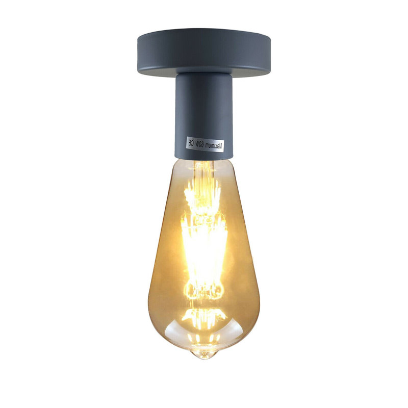 Avalea Semi Flush Mount, Grey