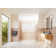 Stellar 90.75 in. x 78 in. Fully Frameless 3 Panel Inline Hinge Shower Door