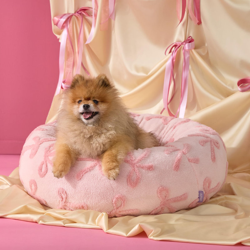 Lit pour chien Lesure Donut Lesure, M (H 8 po x l 30 po x P 30 po), Taffy Rosewater