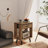 Rustic Brown Nightstand - Unique Design With Ample Storage For Bedroom & Living Room-110967877