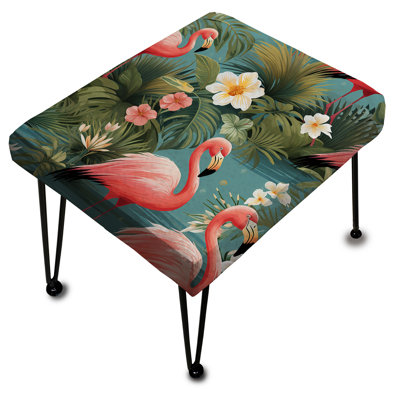 Repose-pieds Flamingo Paradise Tropical