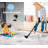 Area Rug, Collection 2X8 Grey / Multi / Abstract Runner Rug