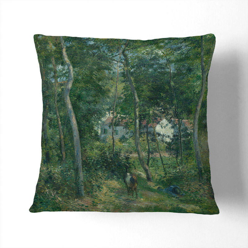 Edge Of The Woods Square Throw Cushion, 40cm H x 40cm W x 15cm D