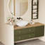 Évier de salle de bain en céramique elliptique / ovale en porcelaine vitrifiée YULIKA DJ-78166