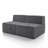 Winkler Boneless 63" Chenille Modular Armless Loveseat-1954879025