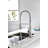 Kitchen Faucets Commercial Single Handle Single Lever Pull Down Sprayer Spring Kitchen Sink Faucet