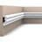 1-3/8 in D x 3-1/4 in W x 78-3/4 in L Primed White Plain Polyurethane Panel Moulding