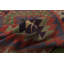 Tapis vert/noir/gris en laine 4 pi 10 po x 9 pi one-of-kind fait main kilim Norcross