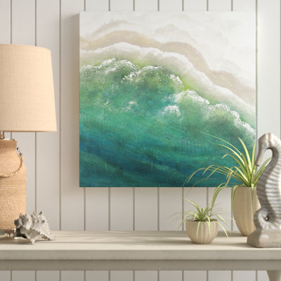 « sea », reproduction de peinture à l’huile sur toile tendue