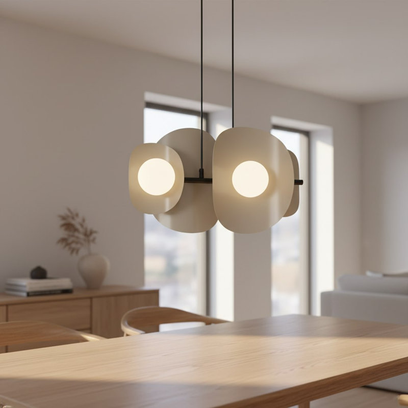 - Light Matt Pendant, Mokka, 4 Lights
