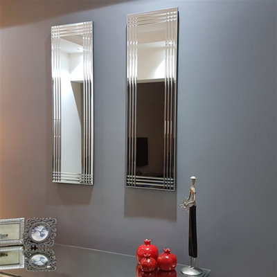 Engineered Wood Flat Wall Mirror