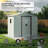 6 ft. x 5 ft. Metal Storage Shed with Window Panel-123384473-123384470
