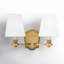 Isla 2 Light Alabaster Dimmable Vanity Light-118880624