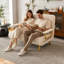 Canapé-lit convertible avec dossier réglable à 5 positions et coussin-1173903097-1173903093