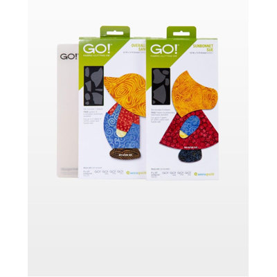 AccuQuilt GO! Qube 9" Companion Set-Corners Fabric Cutting Die Set. Includes Four Dies!