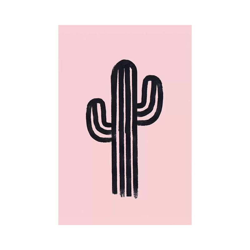 The God Cactus by Emanuela Carratoni - Wrapped Canvas Print, 101.6 cm H x 66.04 cm W x 1.91 cm D