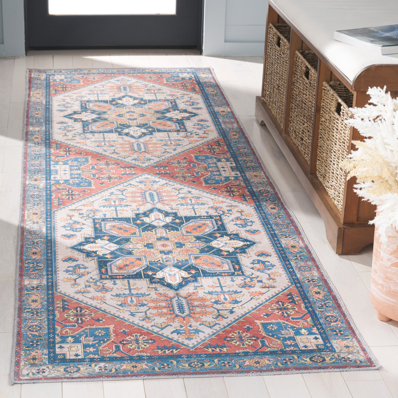 Tapis Alisha avec envers antidérapant, Tapis de couloir 2 pi 6 po x 8 pi