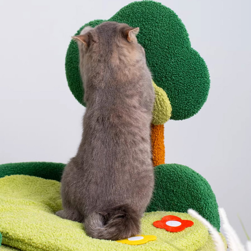 3 Tiers Cat Tree with Perch,Scratching Posts
