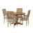 Bushey 4 - Person Pedestal Dining Set-1397039475-1397039476-1397039477