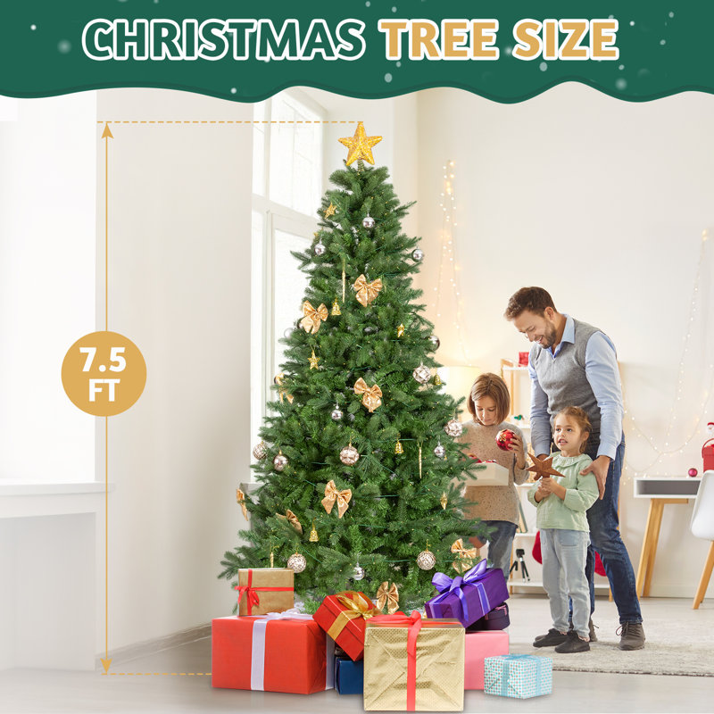 Arbre de Noël 7,5 pi avec décoration intérieure