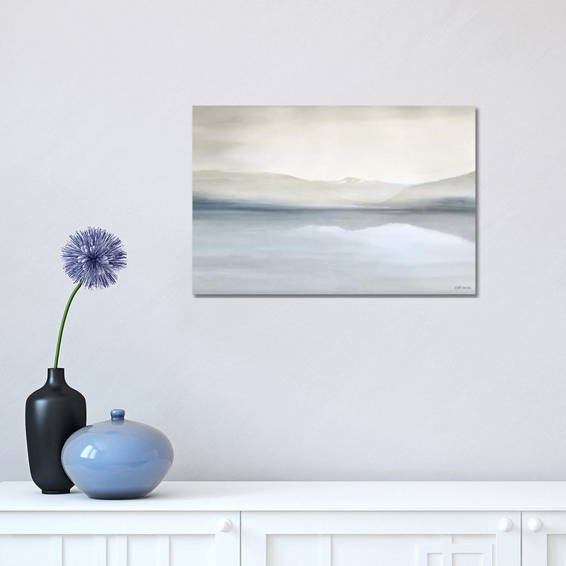 Lake Majesty - Wrapped Canvas Painting, 30.48 cm H x 45.72 cm W