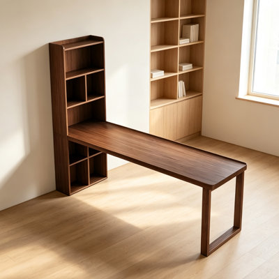 Exquisite Design Practical Pine Wood Solid Desk